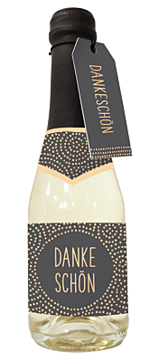 Beerenperlwein-Flasche 0,2l Dankeschön