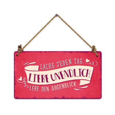 Lache jeden Tag.