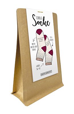 Coole Socke Socken Putzen - Grösse 36-40