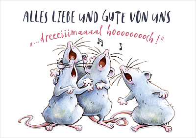 Alles Liebe und Gute von uns