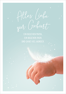 Alles Liebe zur Geburt