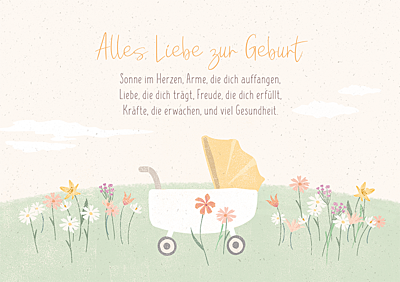 Alles Liebe zur Geburt