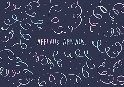 Applaus. Applaus.