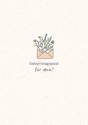 Geburtstagspost...
