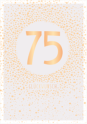 Glückwunsch 75