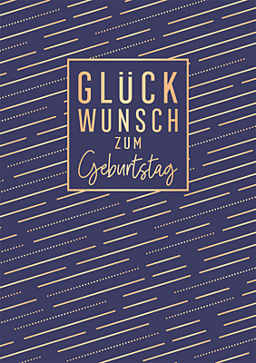 Glückwunsch zum Geburtstag