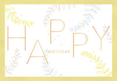 Happy Birthday