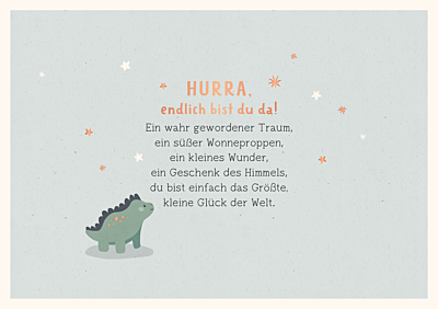 Hurra, endlich bist du da!