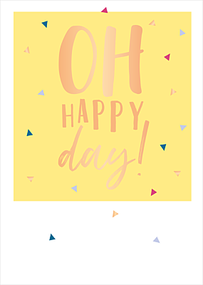 Oh Happy day!