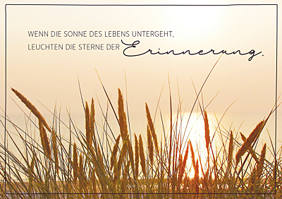 Wenn die Sonne...