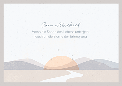 Zum Abschied...