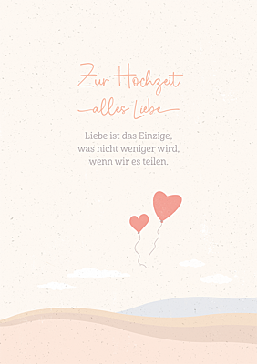 Zur Hochzeit...