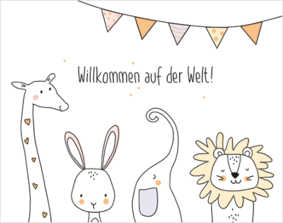 Willkommen auf der Welt!