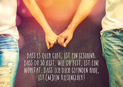 Dass es dich gibt