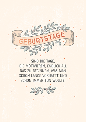 Geburtstage