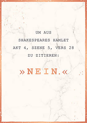 Nein.