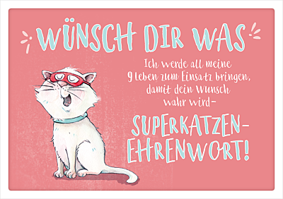 Superkatzen-Ehrenwort