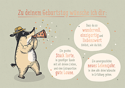 Zu deinem Geburtstag...