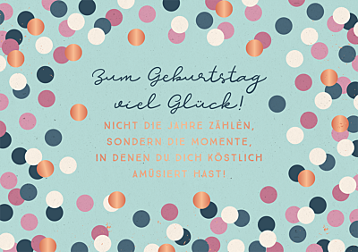 Zum Geburtstag...