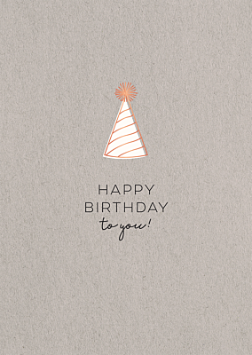 Happy Birthday to you!