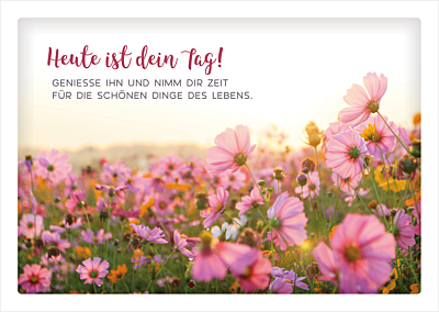 Heute ist dein Tag!