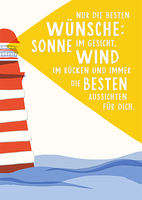 Nur die besten Wünsche