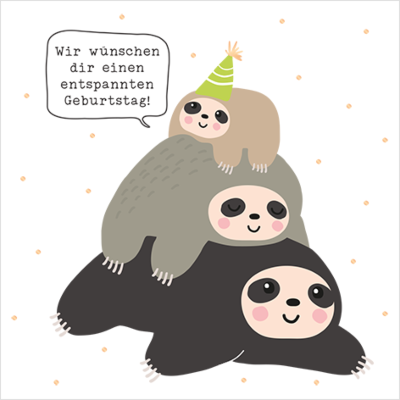 ... einen entspannten Geburtstag!