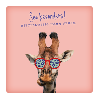 Sei besonders!