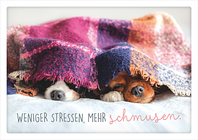 Weniger stressen,...