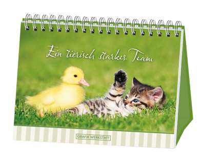 Spiralbuch klein Ein tierisch starkes Team